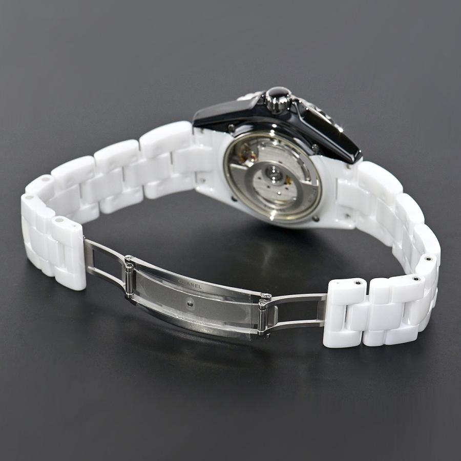 シャネル CHANEL J12 H1179 クォーツ 腕時計 (OH4505) J12 シャネル CHANEL ブルーサファイアベゼル H1179 ホワイト文字盤