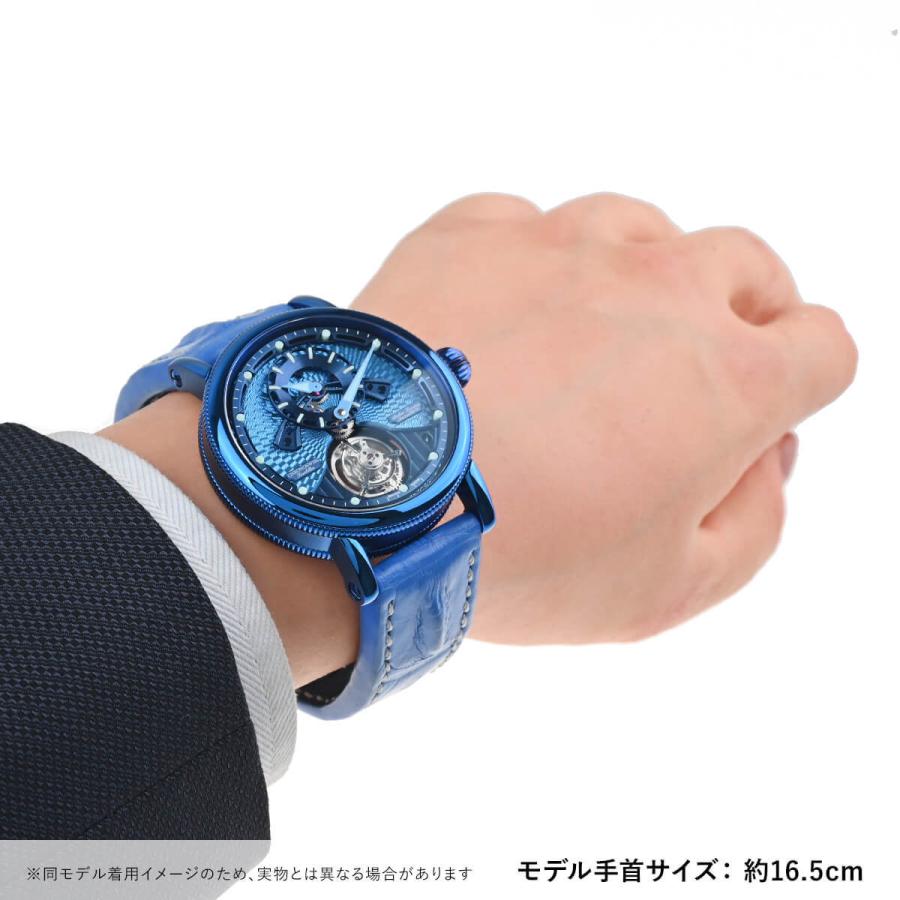 クロノスイス CHRONO SWISS オープンギアトゥールビヨン 世界限定15本 CH-3126-BLBL 新品 メンズ 腕時計｜houseki-h｜09