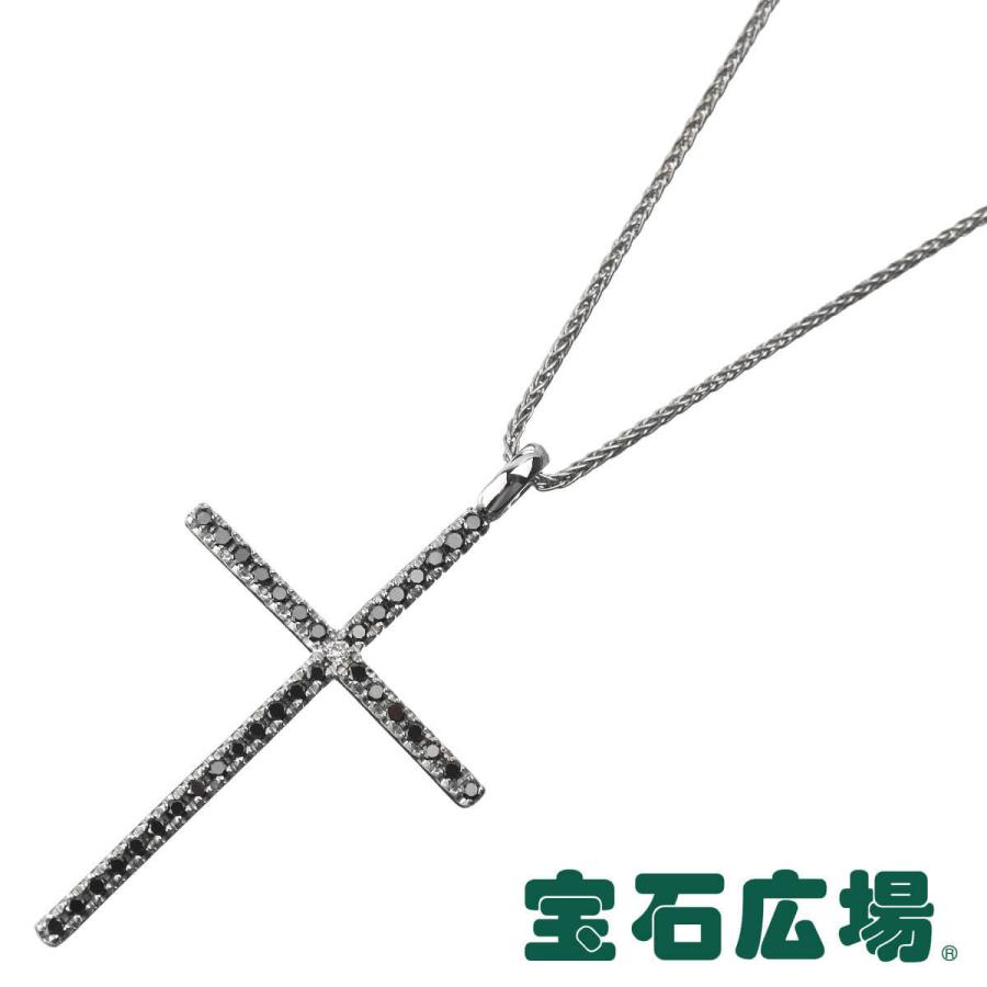 DAMIANI ブラック クロスネックレス ダミアーニ] ダミアーニ DAMIANI クロスネックレス ブラック