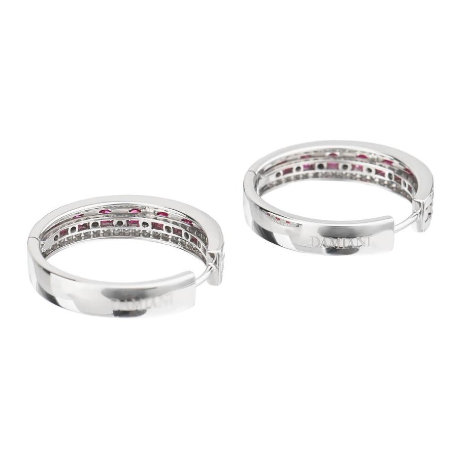 DAMIANI（ダミアーニ） ベルエポック ルビー・ダイヤ フープピアス (L