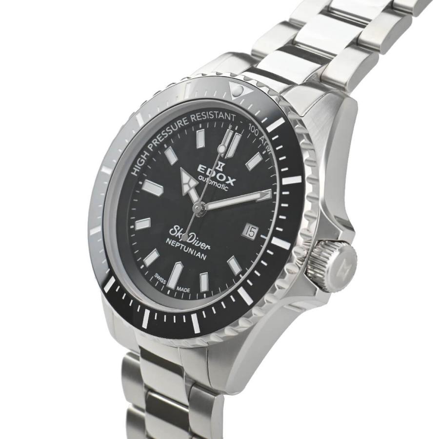 エドックス EDOX スカイダイバー ネプチュニアン オートマティック 80120-3NM-NIN 新品 メンズ 腕時計｜houseki-h｜02
