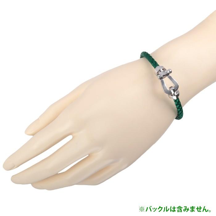 FRED フレッドブレスレットLM フォース10 ケーブルエメラルドグリーン