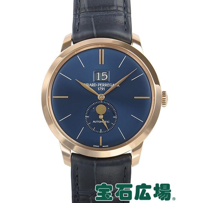 ジラール・ペルゴ GIRARD-PERREGAUX １９６６ ラージデイト＆ムーンフェイズ 49556-52-1832BB4A 新品  メンズ 腕時計｜houseki-h