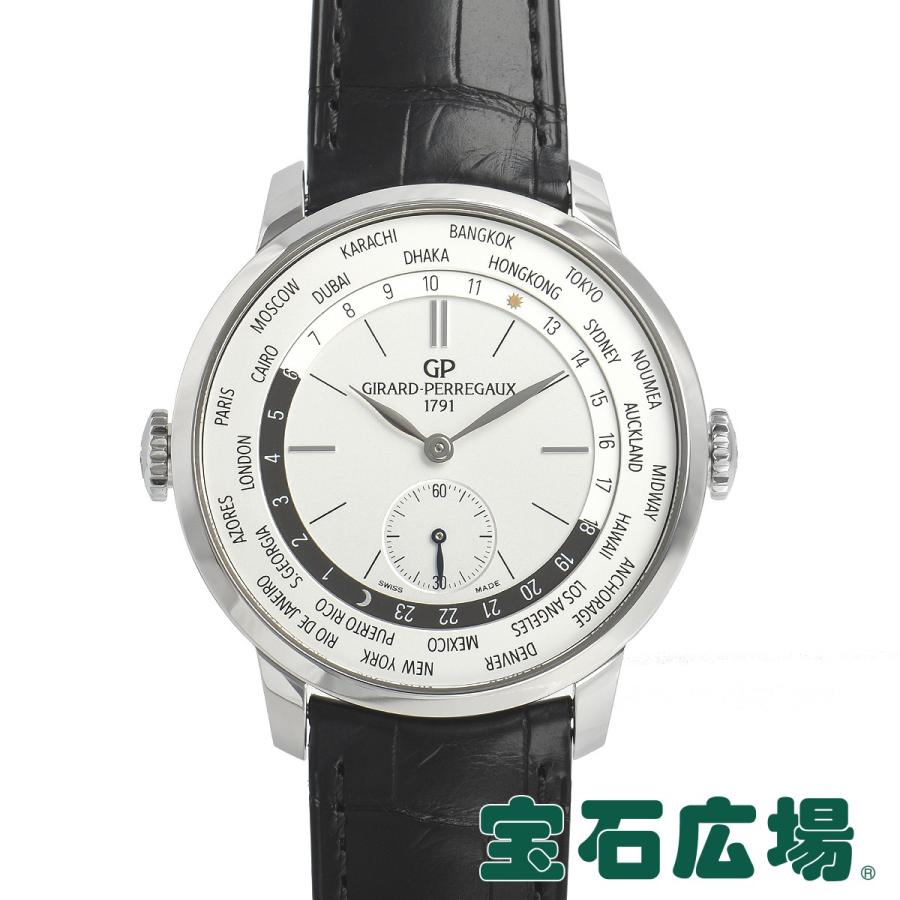 ジラールペルゴ 【GIRARD-PERREGAUX】 1966 WW.TC 49557-11-132-11A メンズ シルバー ステンレススティール 腕時計 時計 1966 WW.TC SILVER SS GP【中古】 ジラール・ペルゴ（GIRARD-PERREGAUX） ジラール ペルゴ GIRARD