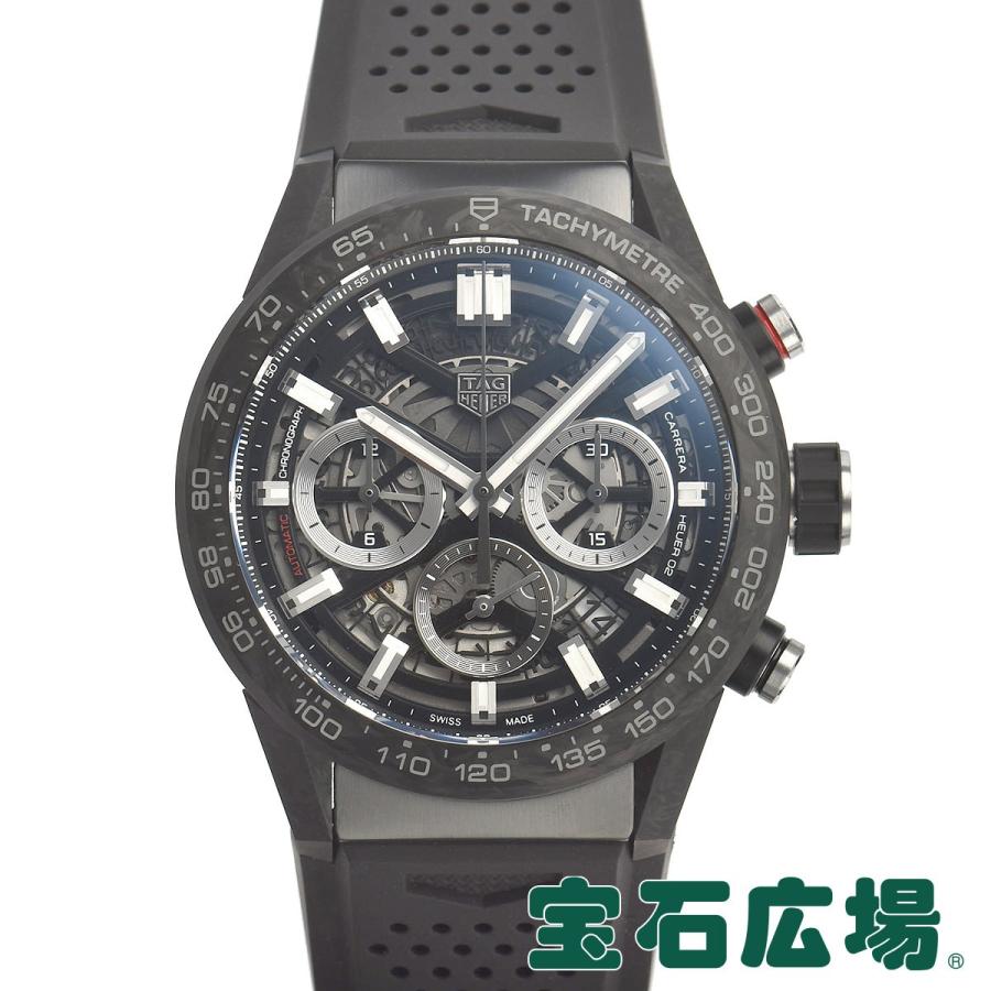 タグ・ホイヤー TAG HEUER カレラ キャリバーホイヤー02 クロノグラフ43mm CBG2016.FT6143 新品 メンズ 腕時計｜houseki-h