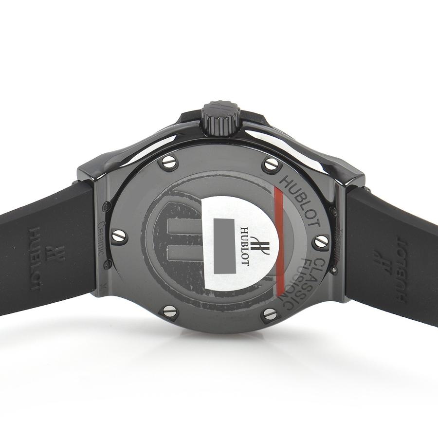 ウブロ HUBLOT クラシックフュージョン ブラックマジック 581.CM.1771.RX ブラック チタン×セラミック クオーツ レディース 腕時計 HUBLOT - ウブロ HUBLOT クラシックフュージョン ブラックマジック 581
