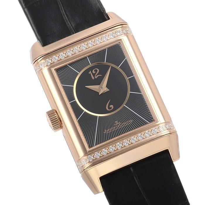 ジャガー・ルクルト JAEGER-LECOULTRE Q2668130 レベルソ クラシック スモール デュエット ダイヤベゼル 手巻き レディース 良品 _840384 JAEGER-LECOULTRE REVERSO CLASSIC SMALL DUETTO ジャガー・ルクルト
