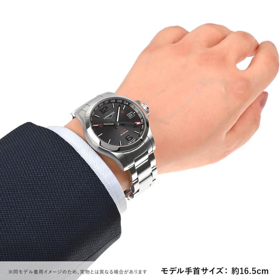 LONGINES ロンジン コンクエスト V.H.P GMT L3.718.4.56.6 新品 メンズ  