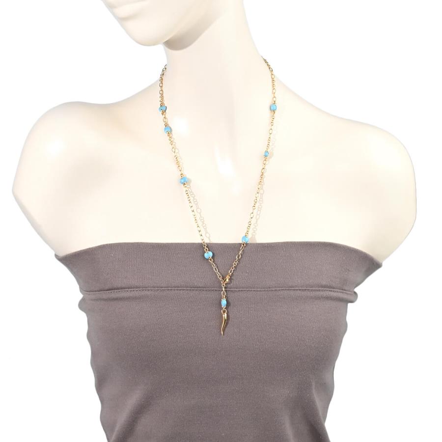 ポメラート　カプリターコイズ ペンダント ネックレスチャーム ポメラート Pomellato カプリ ターコイズ ダイヤ ネックレス K18 WG