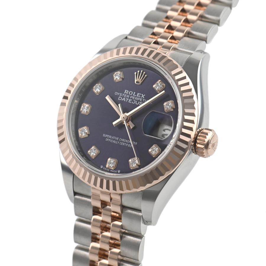 ロレックス デイトジャスト 279171G レディース 腕時計 新品)ROLEX ロレックス デイトジャスト 279171G ロゼ スター IXダイヤ