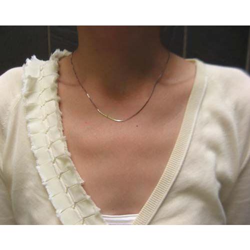 K18WG スライドアジャスター付 ベネチアン チェーン 45cm : Jewellery