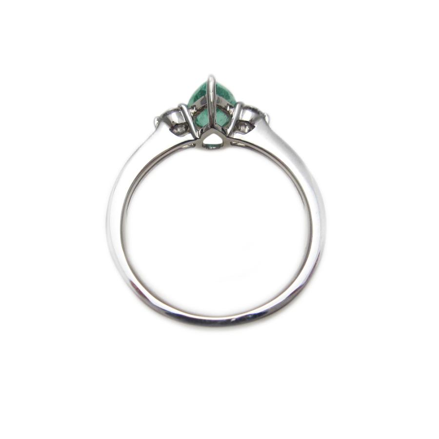 パライバ トルマリン ペアシェイプ リング プラチナ製 : Jewellery