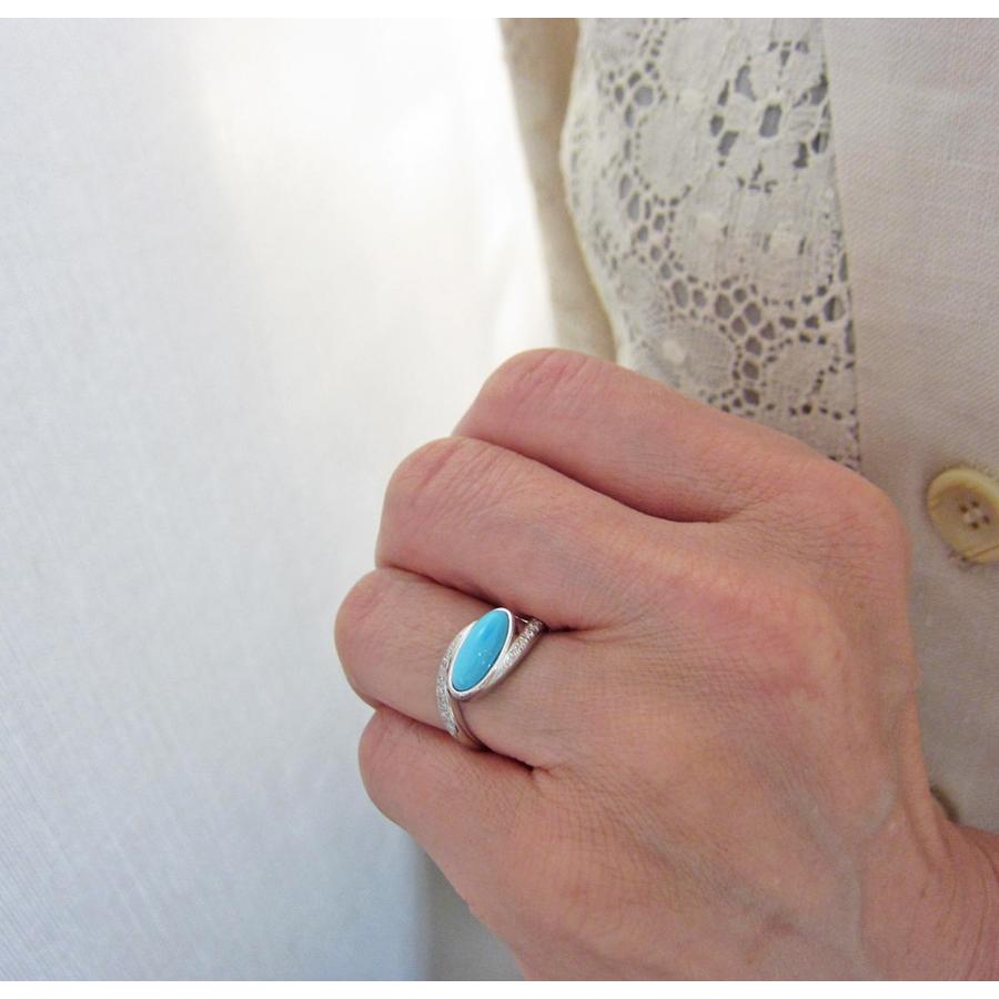 プラチナ ターコイズ ダイヤモンド リング : Jewellery SHIBATA - 通販