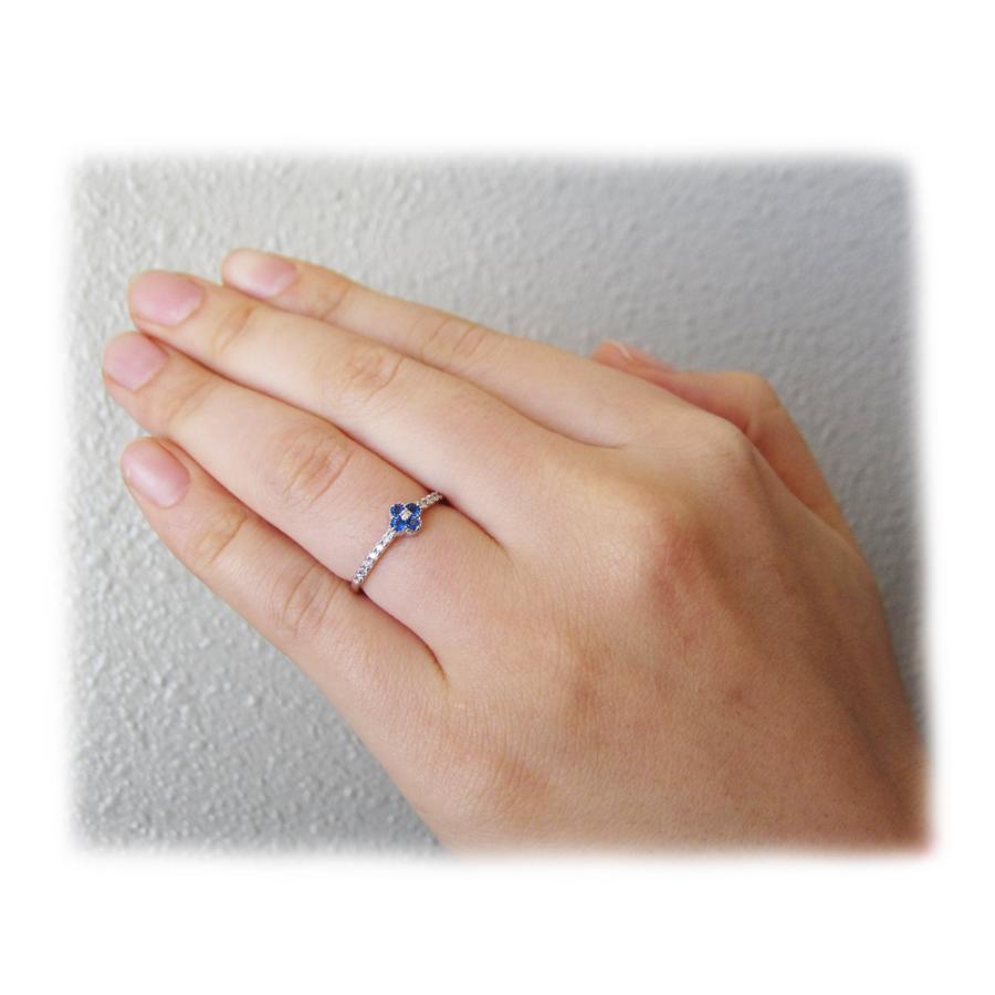 アウィン（アウイナイト）クローバー リング プラチナ製 : Jewellery 
