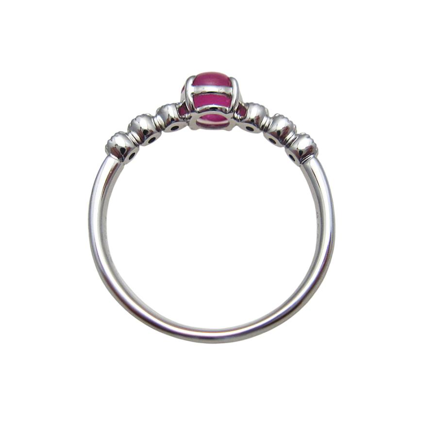 プラチナ ミル打ち スタールビー リング : Jewellery SHIBATA - 通販 