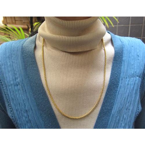 K18YG マットなイタリアン デザイン ネックレス : Jewellery SHIBATA 
