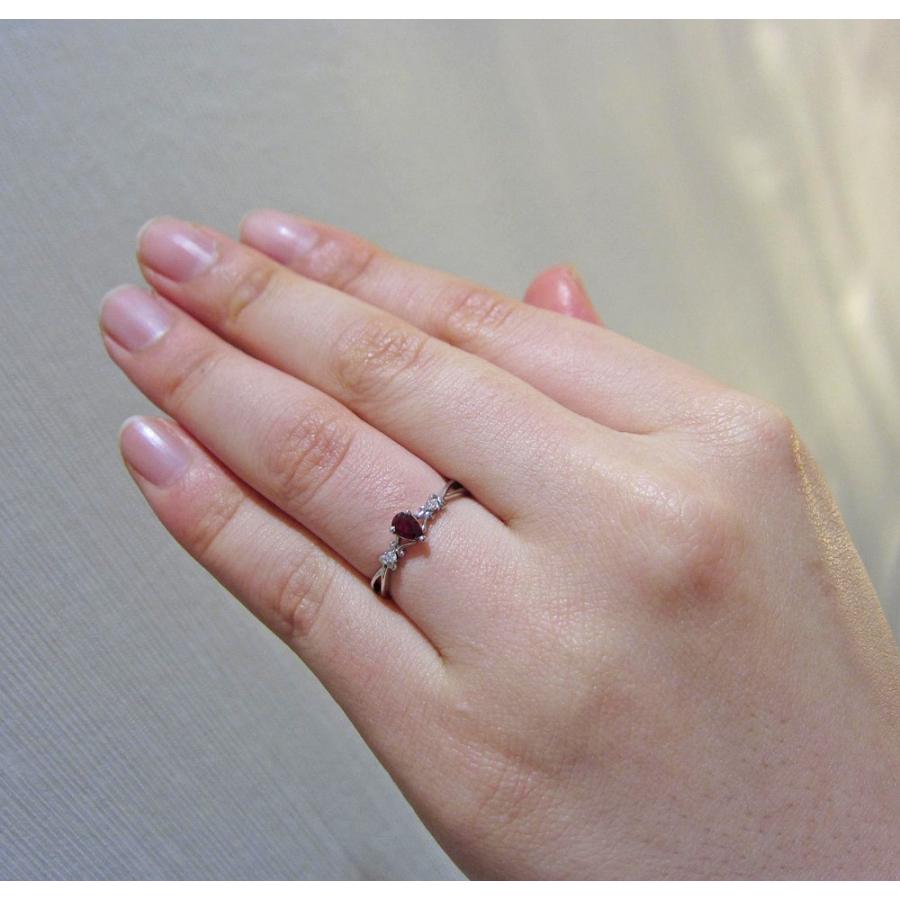 プラチナ ルビー ペアシェイプ リング : Jewellery SHIBATA - 通販  