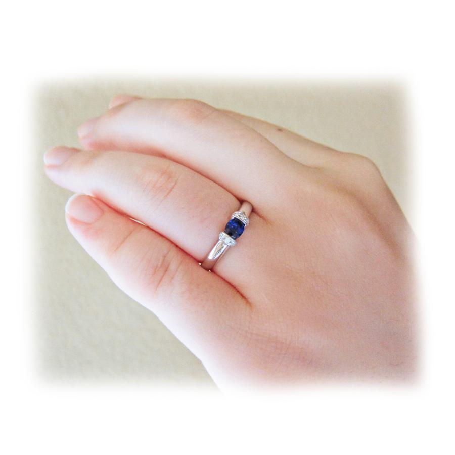 プラチナ ブルー サファイア リング : Jewellery SHIBATA - 通販 