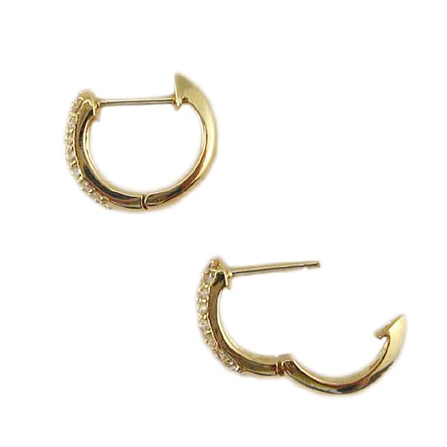 イエローゴールド ダイヤモンド パヴェ ピアス : Jewellery イエローゴールド ダイヤモンド パヴェ ピアス : Jewellery