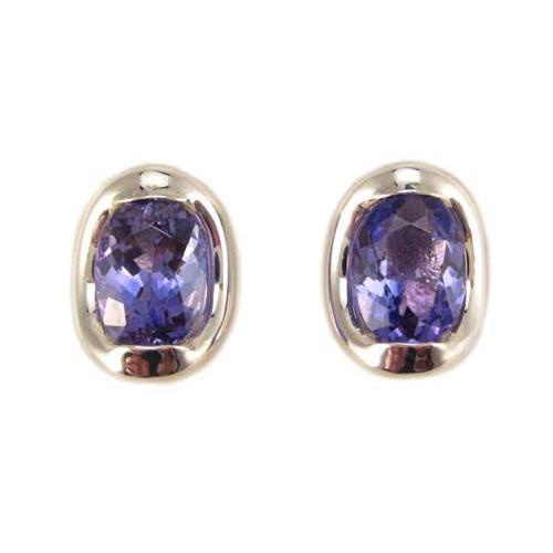 K18WG タンザナイト イヤリング : 63113319 : Jewellery SHIBATA 