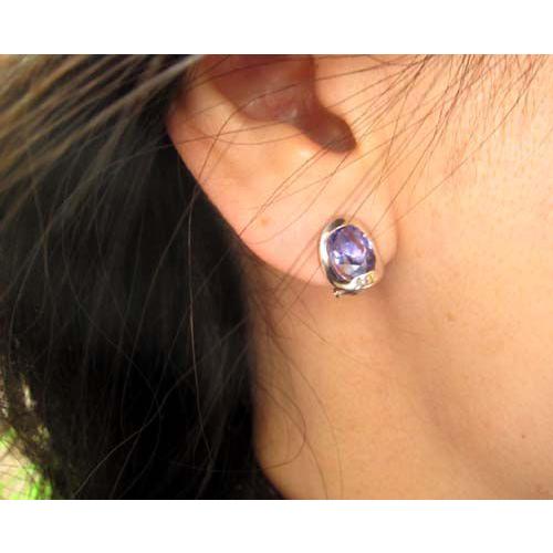 K18WG タンザナイト イヤリング : 63113319 : Jewellery SHIBATA 