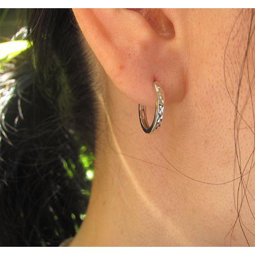 K14WG 中折れ フープピアス K14WG フープ 中折れ ピアス : Jewellery SHIBATA - 通販 - Yahoo