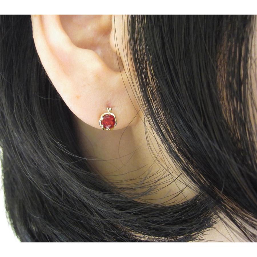 K18YG アンデシン お花 モチーフ ピアス : Jewellery SHIBATA - 通販