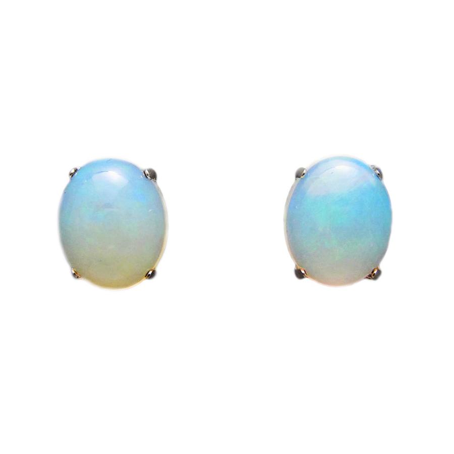 プラチナ オパール シンプル ピアス : Jewellery SHIBATA - 通販 