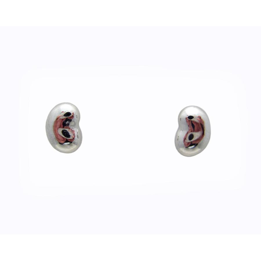 プラチナ ビーンズ ピアス