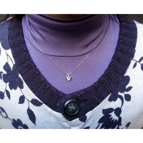 K18WG ハート アクアマリン ペンダント ネックレス : Jewellery
