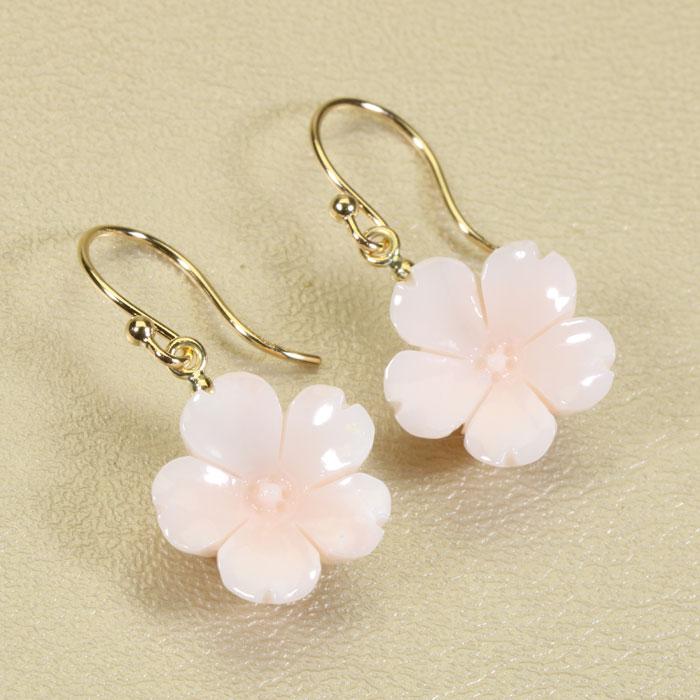 全国組立設置無料 ピンクサンゴ ミッド珊瑚 ピアス 桜 花 K18 イエローゴールド 無染色 Junsui Ju 116 宝石珊瑚のsansui 通販 Yahoo ショッピング 注目ブランド Www Ladislexia Net
