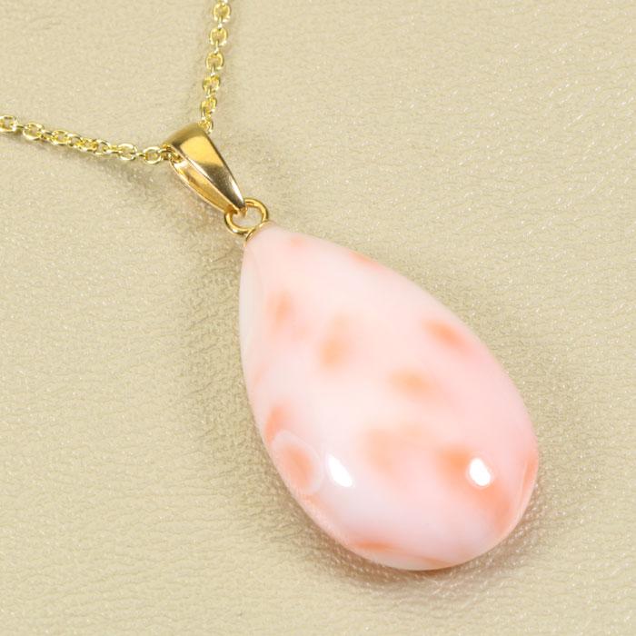 宝石珊瑚のSANSUI 深海珊瑚 ピンク ネックレス ペンダント ネックレス