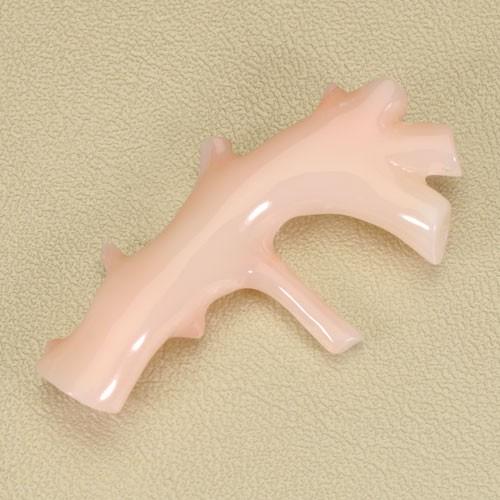 宝石珊瑚のSANSUI 赤ボケ珊瑚 ルース 枝サンゴ 無染色 : 宝石