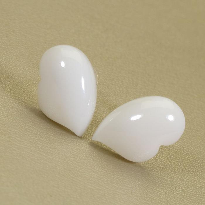 A13 歪みハートパステルフラワーイヤリング A13 歪みハートパステルフラワーイヤリング Twinkle Flower Ribbon