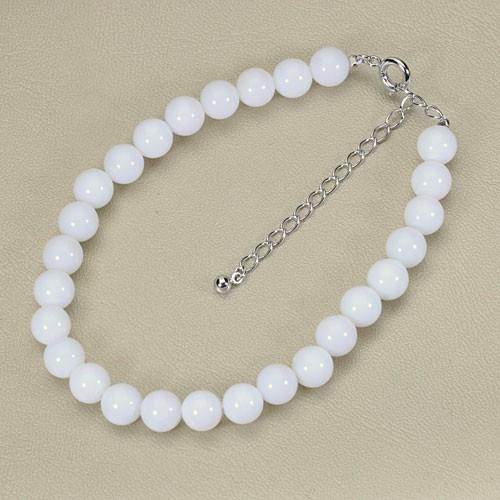 宝石珊瑚のSANSUI 白珊瑚 ブレスレット シルバー 無染色 SANSUI : 宝石