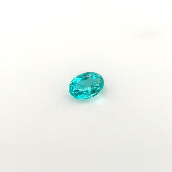 ブラジル産パライバトルマリン ルース　0.084ct【品質保証書/中央宝石研究所鑑別書付】の画像
