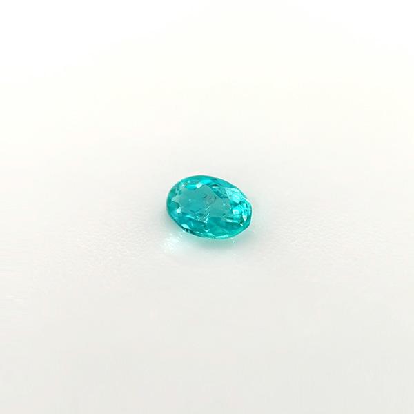 ブラジル産パライバトルマリン ルース　0.084ct【品質保証書/中央宝石研究所鑑別書付】の画像