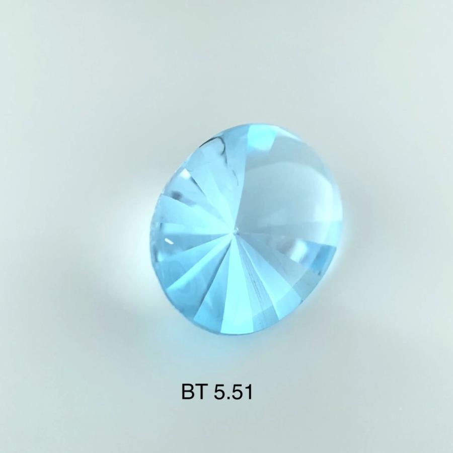 ブラジル産ブルートパーズ ルース 5.15ct【品質保証書付】の画像