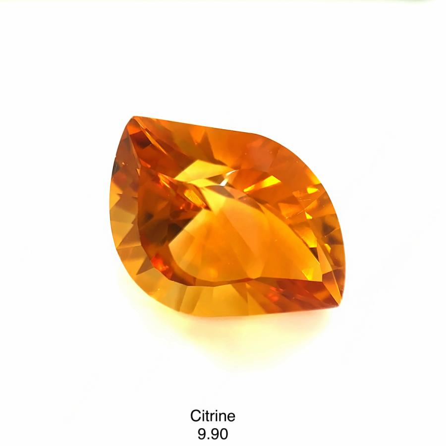 ブラジル産シトリン ルース 9.89ct【品質保証書付】 : 宝石天国 - 通販