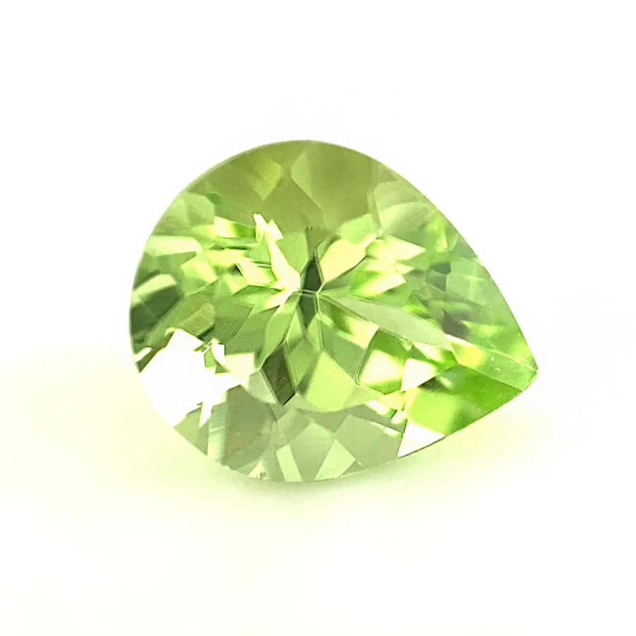 カシミール産ペリドット ルース 2.416ct【品質保証書/日独宝石研究所 