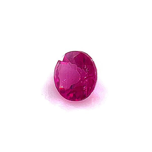 アメリカ産【ノンオイル】レッドベリル ルース 0.10ct【品質保証書/GIA鑑別書付】の画像