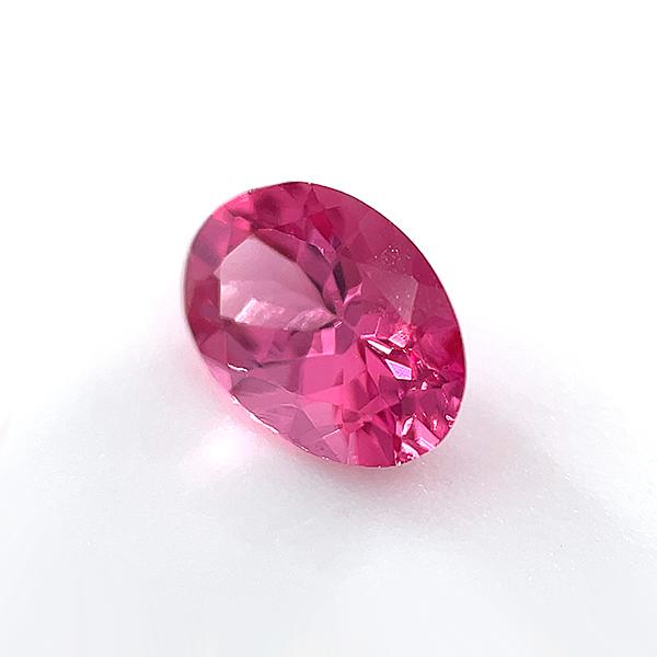 レディッシュピンクスピネル ルース 0.74ct【品質保証書/宝石鑑別書付】の画像