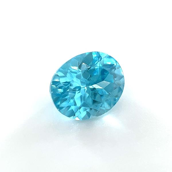 カンボジア産ブルージルコン ルース　0.94ct 【品質保証書付】_1