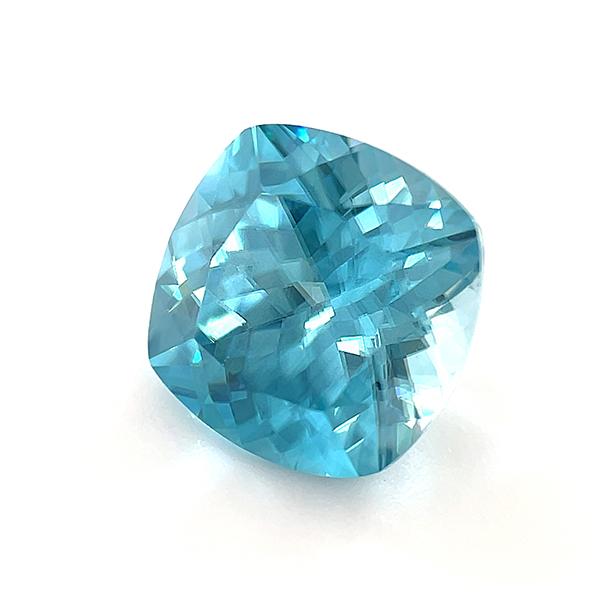 カンボジア産ブルージルコン ルース　3.16ct 【品質保証書/宝石鑑別書付】の画像