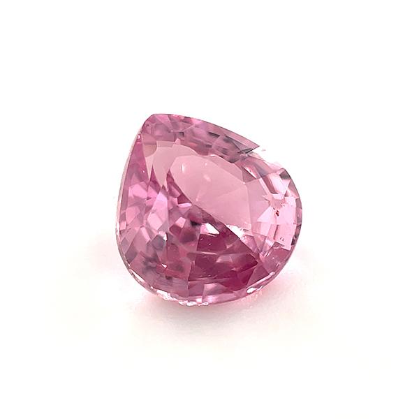 非加熱パパラチアサファイア ルース 1.10ct【品質保証書/AIGS鑑別書付