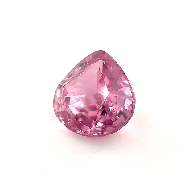 非加熱パパラチアサファイア ルース 1.10ct【品質保証書/AIGS鑑別書付 