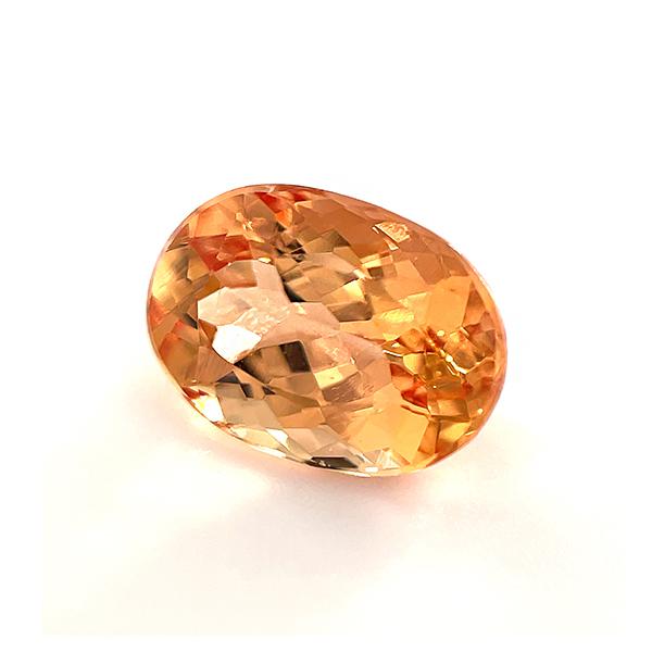ブラジル産インペリアルトパーズ ルース 2.15ct【品質保証書/宝石鑑別 
