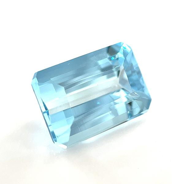 アクアマリン ルース 1.55ct【品質保証書/宝石鑑別書付】の画像
