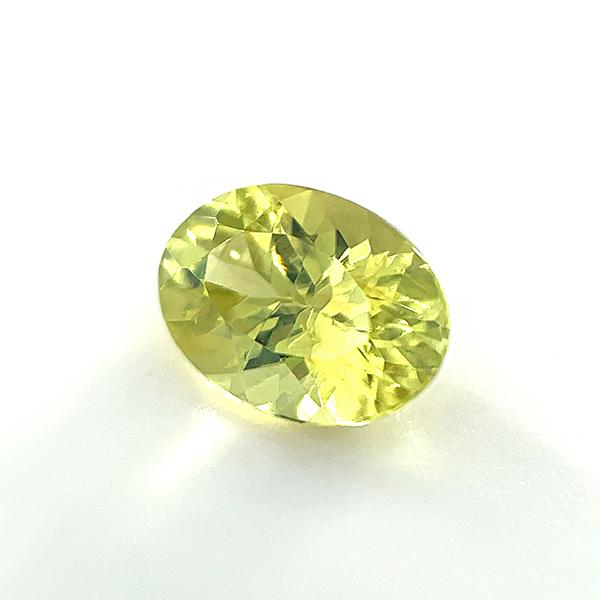 パロットクリソベリル ルース 0.86ct【品質保証書付】の画像