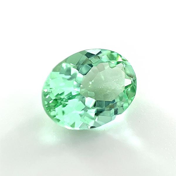 ミントグリーン トルマリン ルース 1.26ct 【品質保証書/宝石鑑別書付  